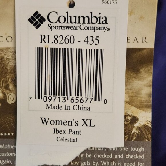Columbia New Ibex PVC Waterproof Pants Celestial Size XL - Picture 5 of 7